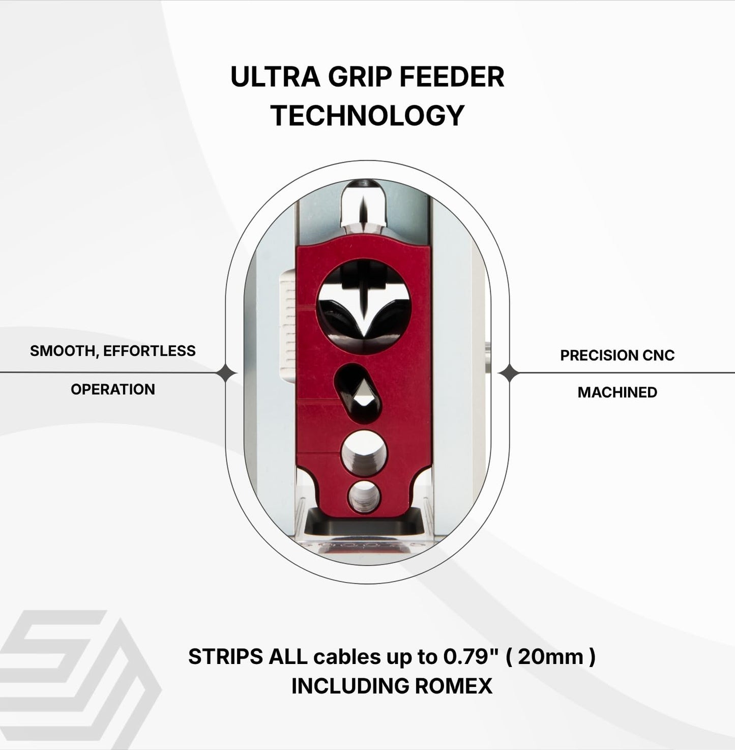 StripMeister Original Pro Drill-Powered Wire Stripper with ULTRA GRIP Feeder Jam-Free Performance Durable Portable Copper Wire Stripping Machine
