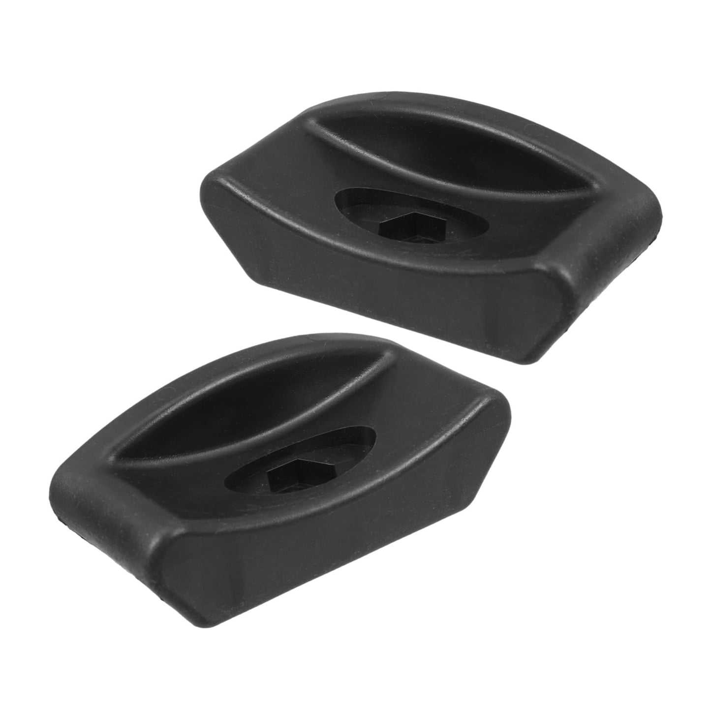 TOBBOMEY 2pcs Dumbbell Rack Saddles Storage Base Barbell Holder Attachment for Home Gym Equipment Noise- Design Stable Support for Racks