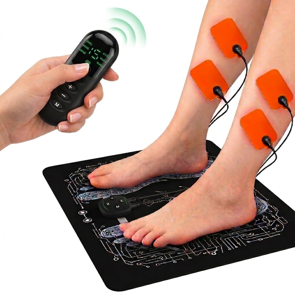 Siseca TENS and EMS, TENS and Muscle Stimulator, Portable Massager for Foot/Body