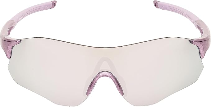 Sports Sunglasses y2k – UV400 REVO Mirror Lens, Ultra-Light TR90 Full Frame, Adjustable Nose Pads, Anti-Slip Arms – Cycling Running Hiking Triathlon – Chrome Lavender