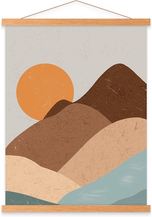 Benjia Magnetic Light Wood Poster Frame - 15x21, 15x23, 15x30 for Canvas Art & Photos | 1 Pack