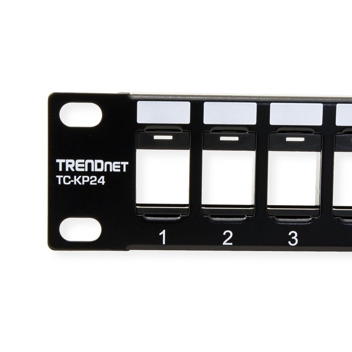 24-Port 1U 1U 19" Recommended TC-K25C6 TC-K50C6 Cat6 TC-KP24 TRENDnet Blank Keystone Patch Panel, Metal Rackmount