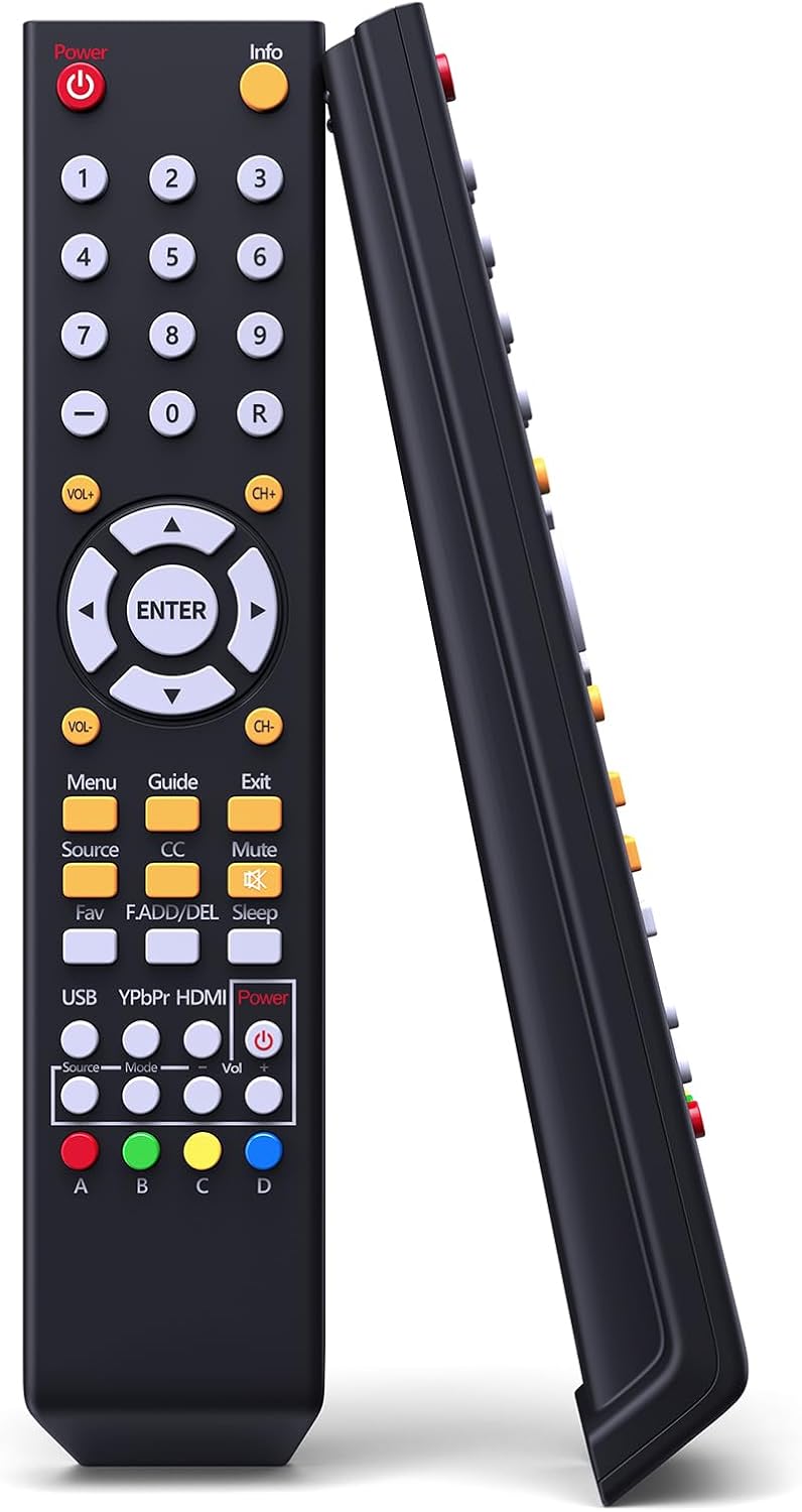 RETROSUN Replacment (8142026670003C) Universal Remote Control for All Sceptre TV LED LCD HDTV