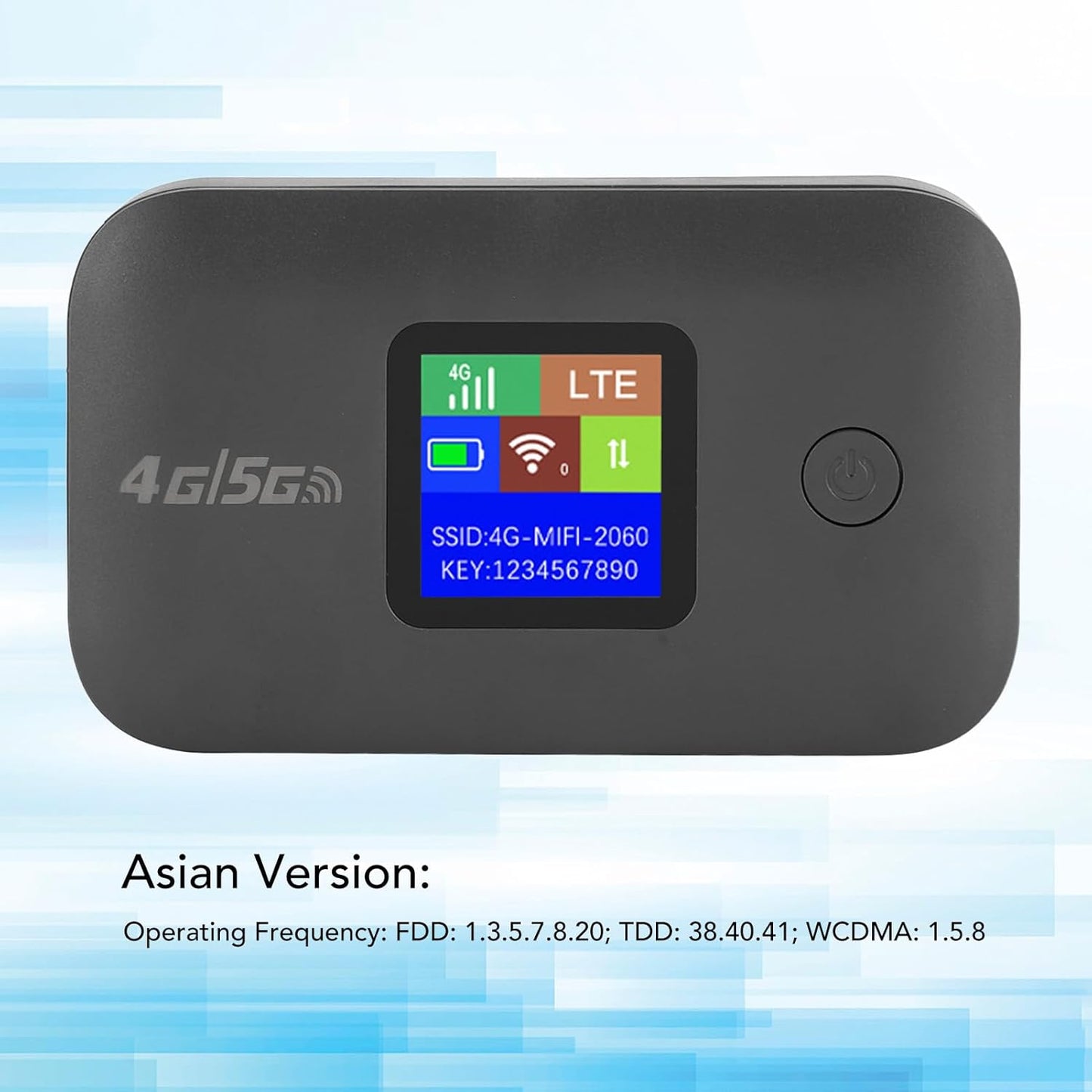 Vikye 4G 150Mbps 810 (A8) Portable WiFi Hotspot, LTE Mobile Router with SIM Card Slot, for Travel Supports Devices USB