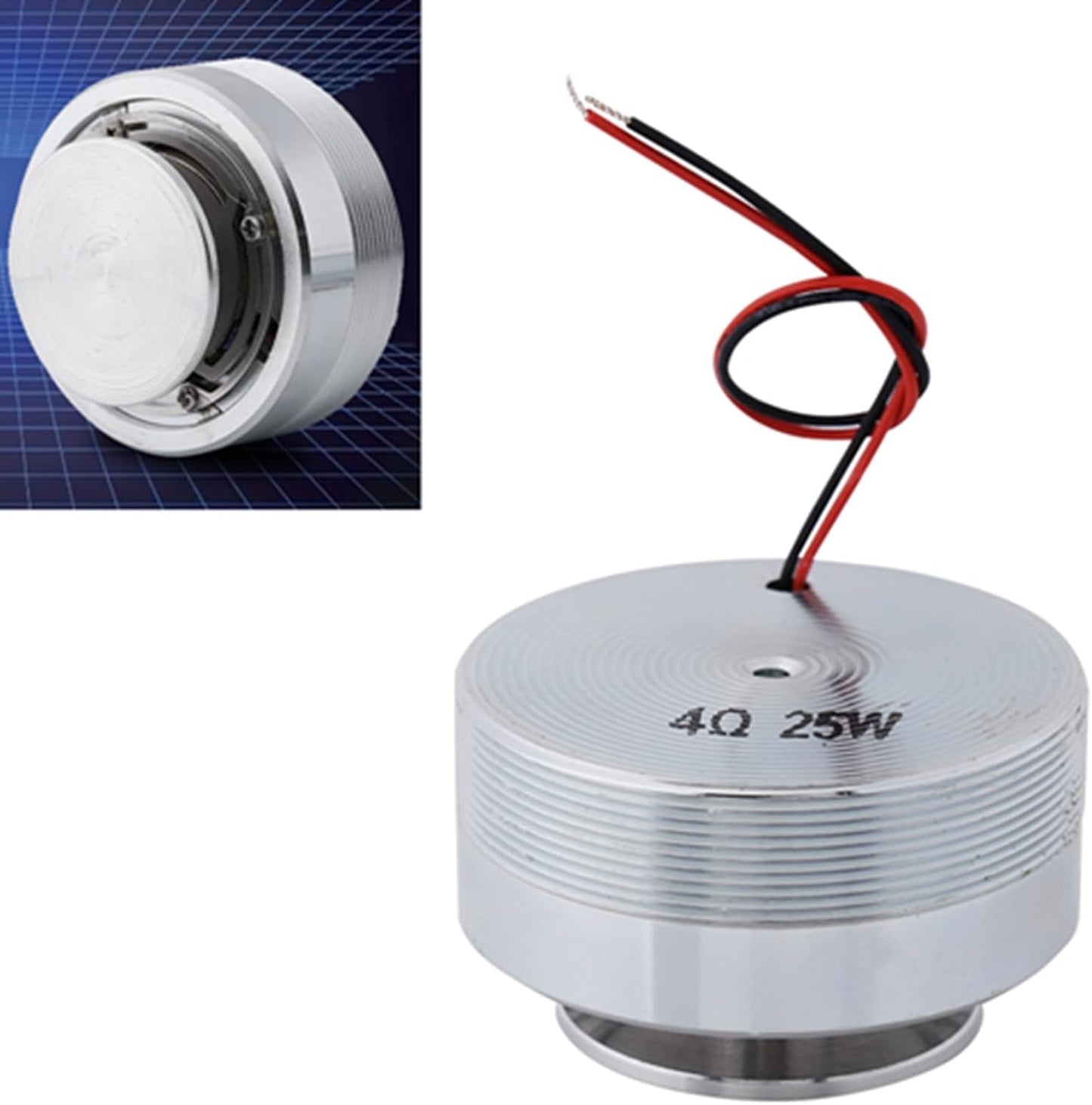YDuupxe 2 Inch 2PCS 250MM MP3 MP4 Speaker Transducer All Frequency Resonance Vibration Strong Bass Mini Size