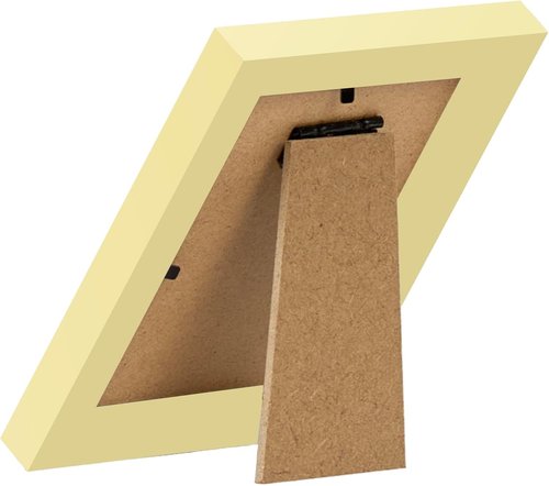 JCJMY Gold 3x4 Picture Frame - Wall Hanging & Tabletop Display with Shatter-Resistant Plexiglass