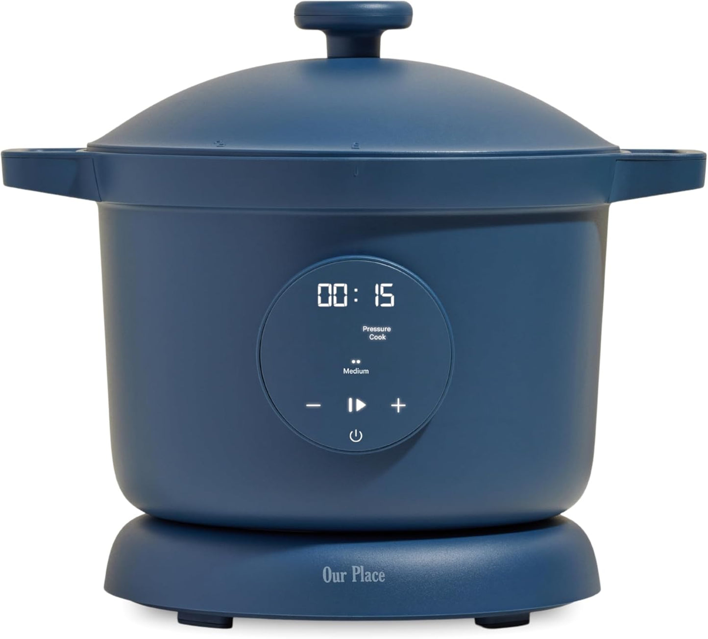 Our Place Dream Cooker - 6 Qt Ceramic Nonstick Multicooker with Touchscreen & Auto Steam Release | 4 Cooking Modes in Blue Salt