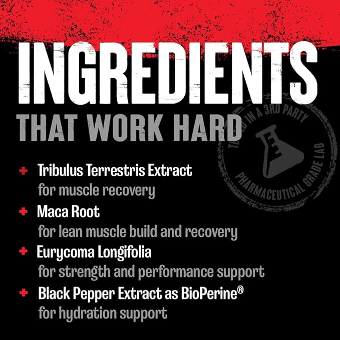 Animal Stak ??Complete Natural Hormone Booster Supplement with Tribulus ??Natural Testosterone Booster for Athletes ??Contains Estrogen Blockers ??1 Month Cycle