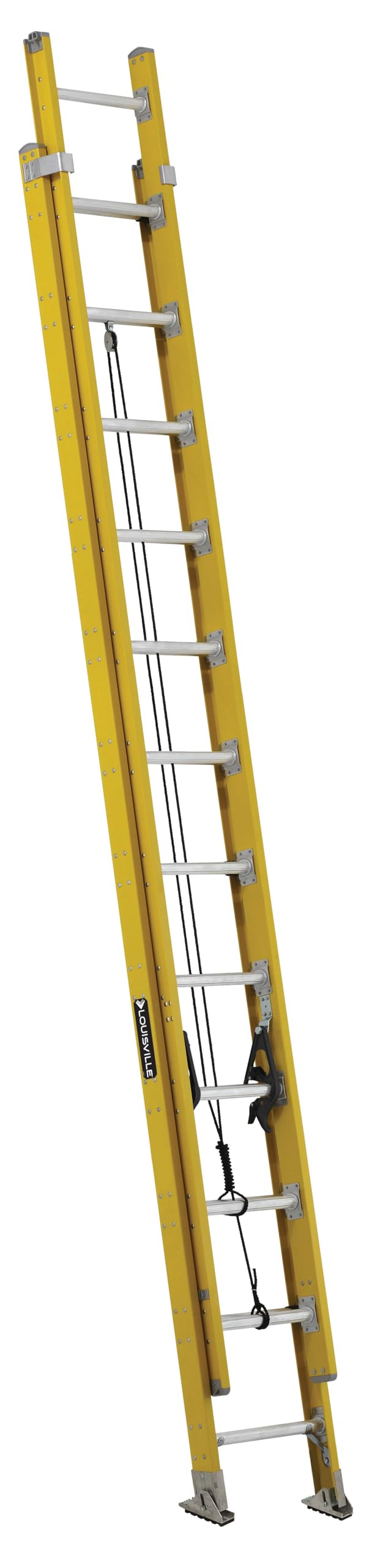 Louisville Ladder 16-Foot Fiberglass Extension Ladder, 375-Pound Load Capacity, Type IAA, FE4224HD