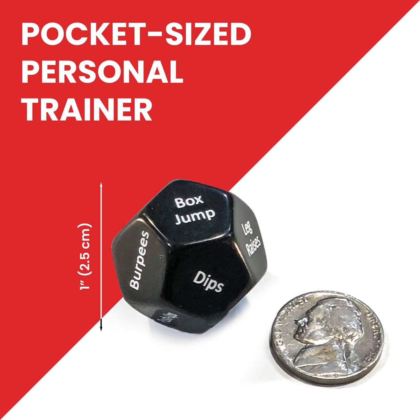 Rubberbanditz - Fitness Dice for Exercise & Workouts | Three Engaging 12-Sided Full Body Workout Dice | Ideal for Crossfit, Home Workouts, and Gyms | Fun Workout Equipment