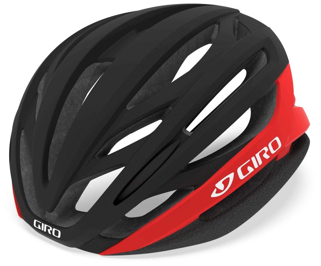 Giro Syntax MIPS Adult Road Cycling Helmet - Matte Black/Bright Red, Large (59-63 cm)