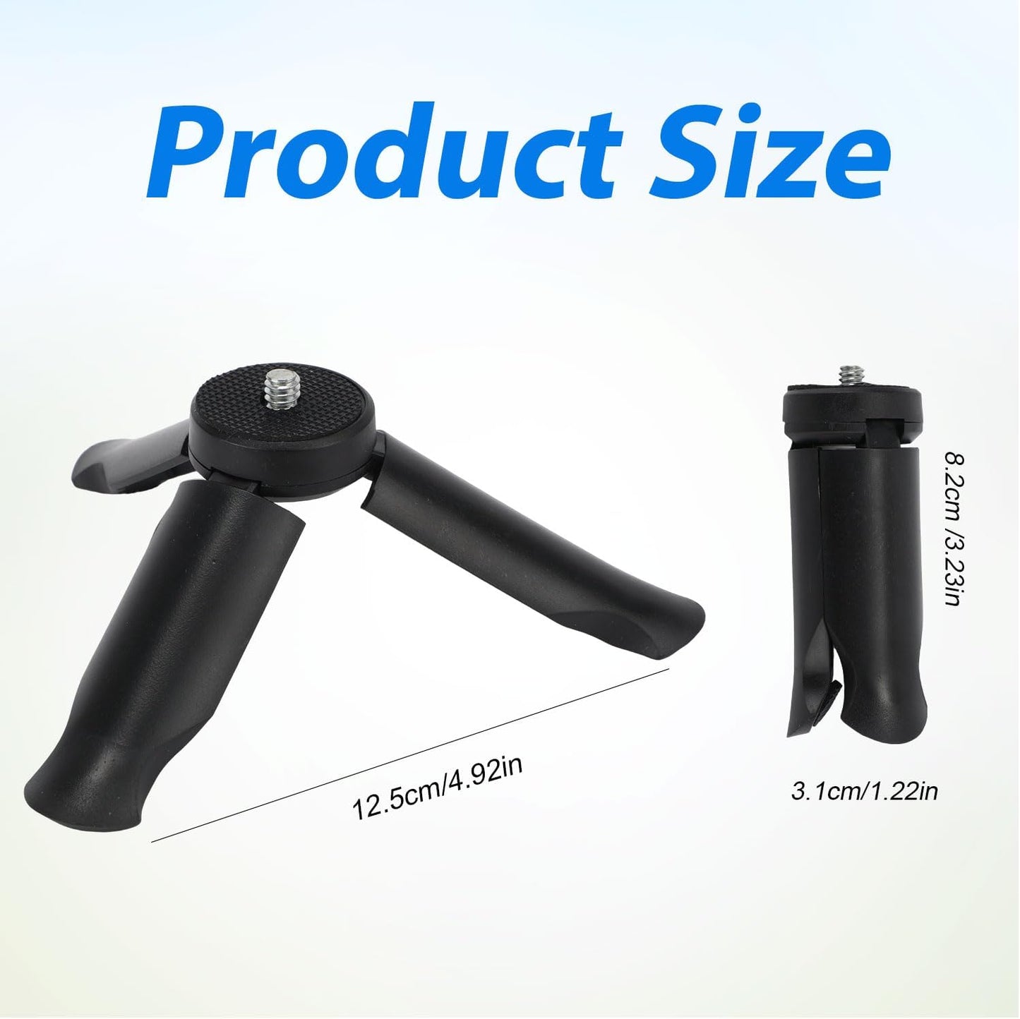 BOXOB 3 2, Mini Tripod for DJI Osmo Pocket & Portable Camera Tripod Stand, Black, ABS Material