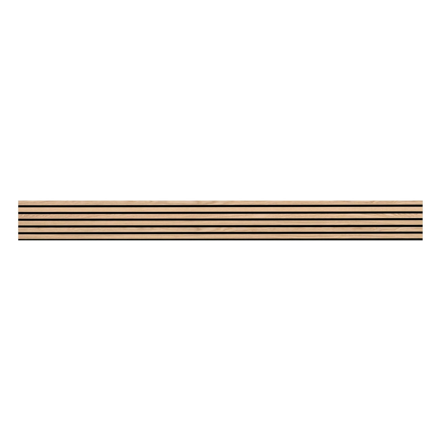MSI 4-Pack Acoustic Wood Slat Wall Panels for Interior Decor, 3D Fluted Sound Absorbing Wood Paneling for Accent Wall Ceiling Kitchen Living Room Bedroom, Eco-Friendly MDF - 9.5 in. x 94.5 in. Natural