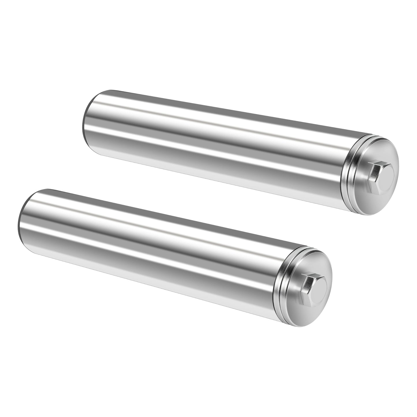 EVERYMATE Stainless Steel Weight Plate Holder - Power Rack & Squat Rack Attachments 2 Inch Olympic Plate Storage Rack for 2x2 3x3 2x3 Power Cage Accessories