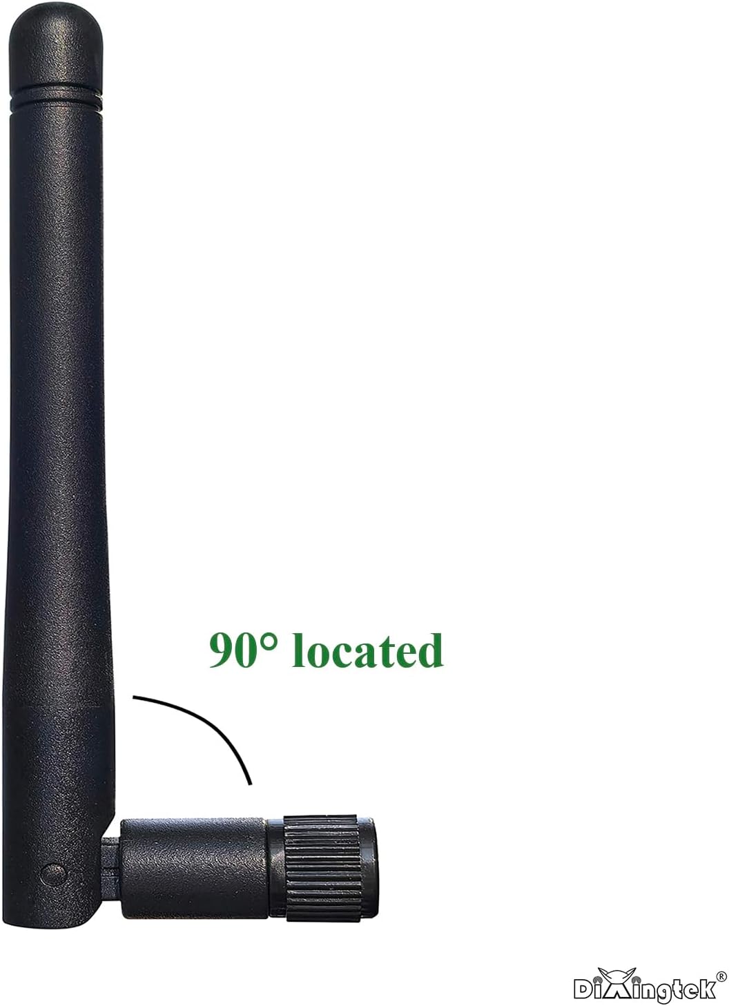 Dixingtek 6E 2.4GHz 5GHz 6GHz 2-Pack WiFi Tri-Band Bluetooth SMA Male Antenna, Compatible with WiFi Router Camera PCI-E
