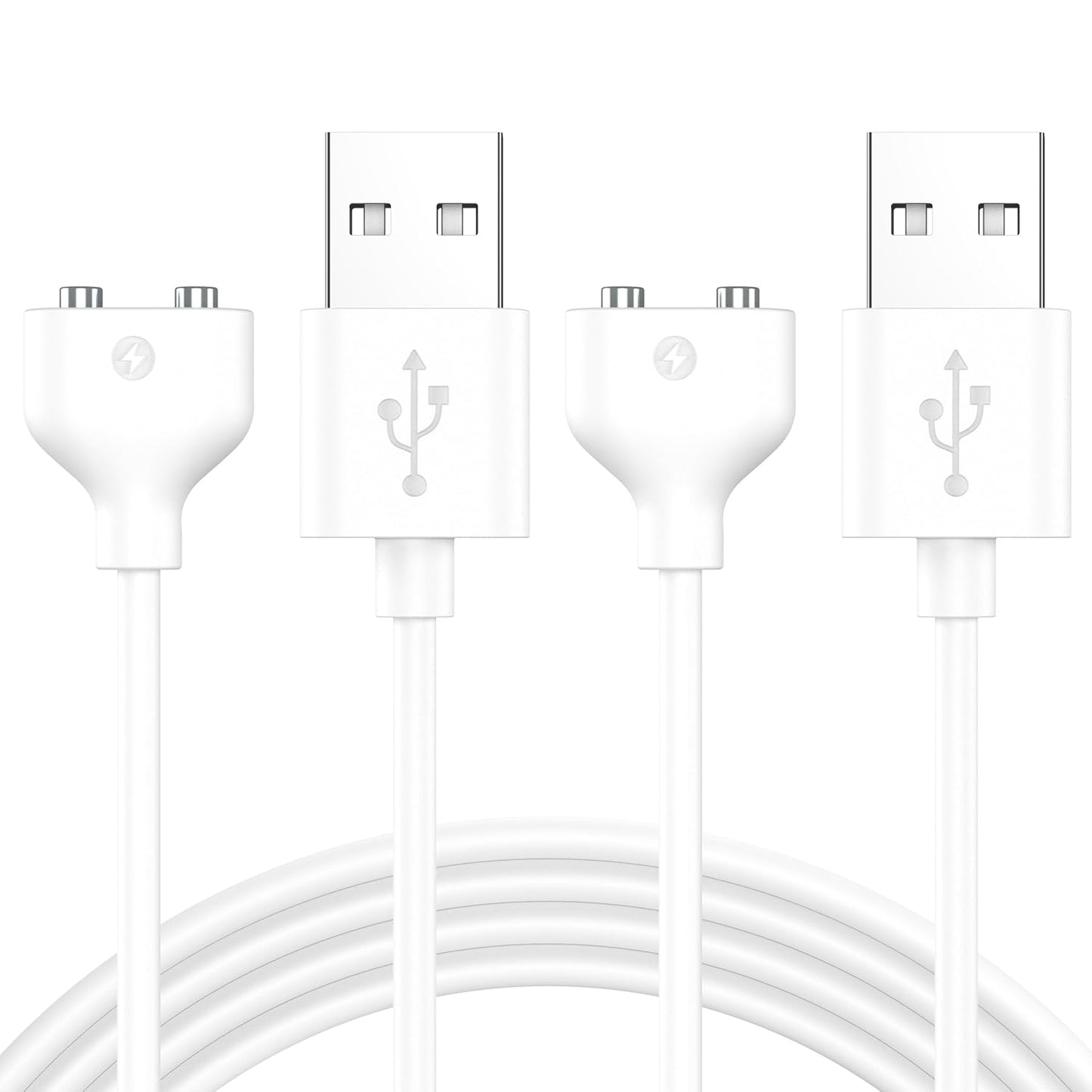 2Pack Cable(6mm/0.24inch), (6MM-2pack) Meliya Magnetic USB DC Charger Replacement Charging Cord for Rechargeable Toys