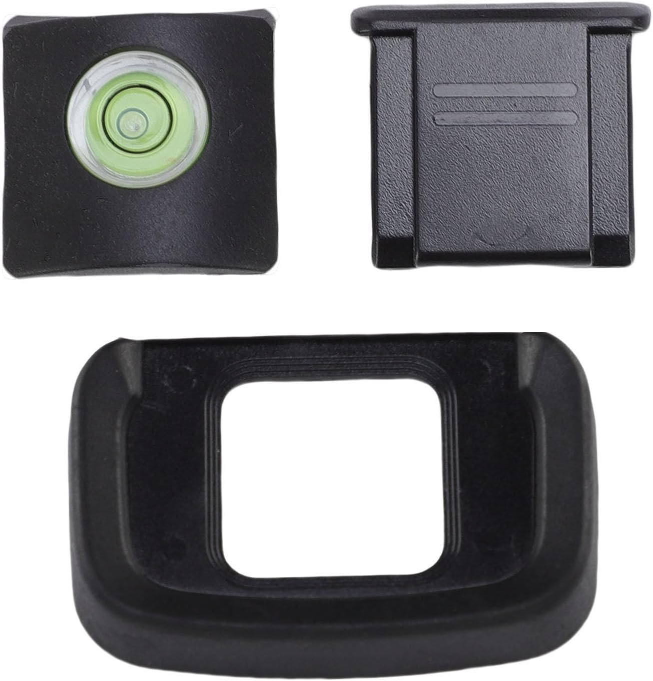 3 1 Set, Z50 Jonlaki in Eyecup Hot Shoe Cover Bubble Level Soft ABS Silicone Viewfinder Eye Cup with Light Blocking