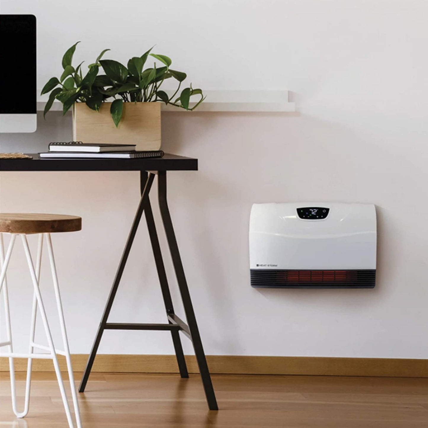 Heat Storm HS-1500-PHX-WIFI Infrared Heater, Wifi Wall Mounted