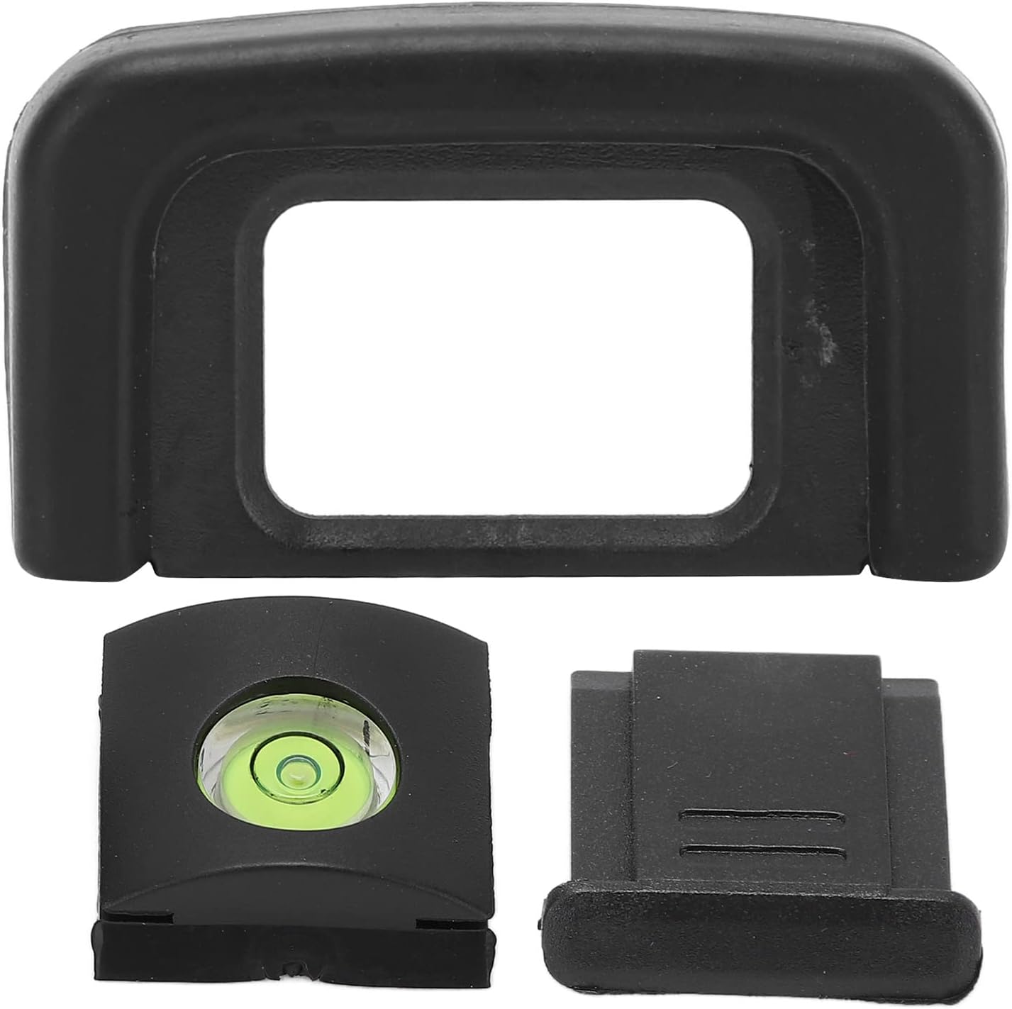 LAISANIM D3200 D3300 D3400 D5300, Rubber Viewfinder Eyecup for Eye Cup Protector with Gradienter & Cold Shoe Cover