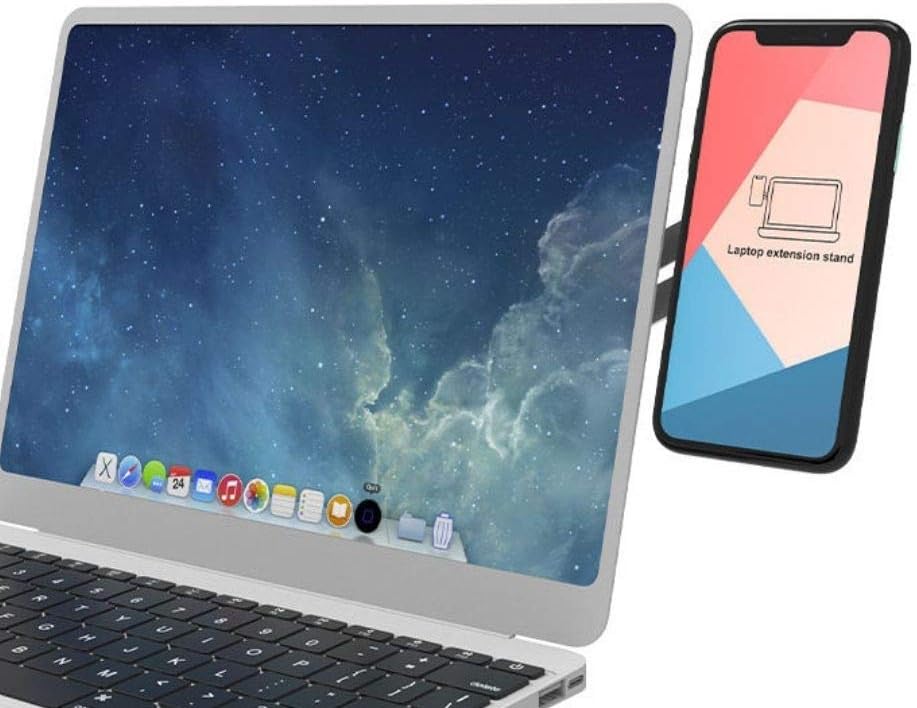 Aporia International +12 Aporia - Compatible with MagSafe iPhone Side Mount Holder for Laptop Computer EV Monitor