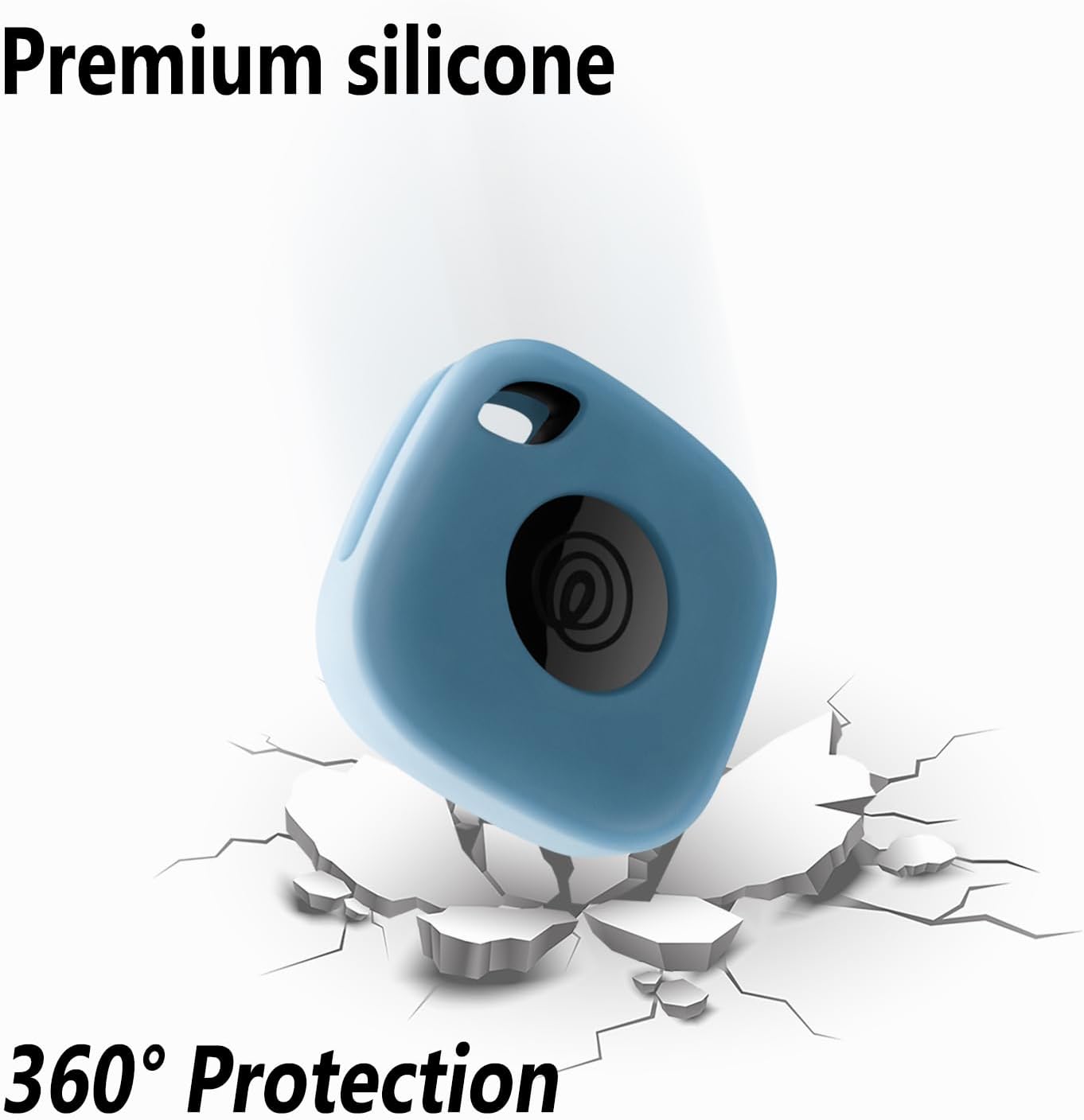 Geiomoo 2024, 2022, (3 Pack Silicone Case for Tile Mate Tile Mate Soft Scratch Resistant Cover with Carabiner Luminous