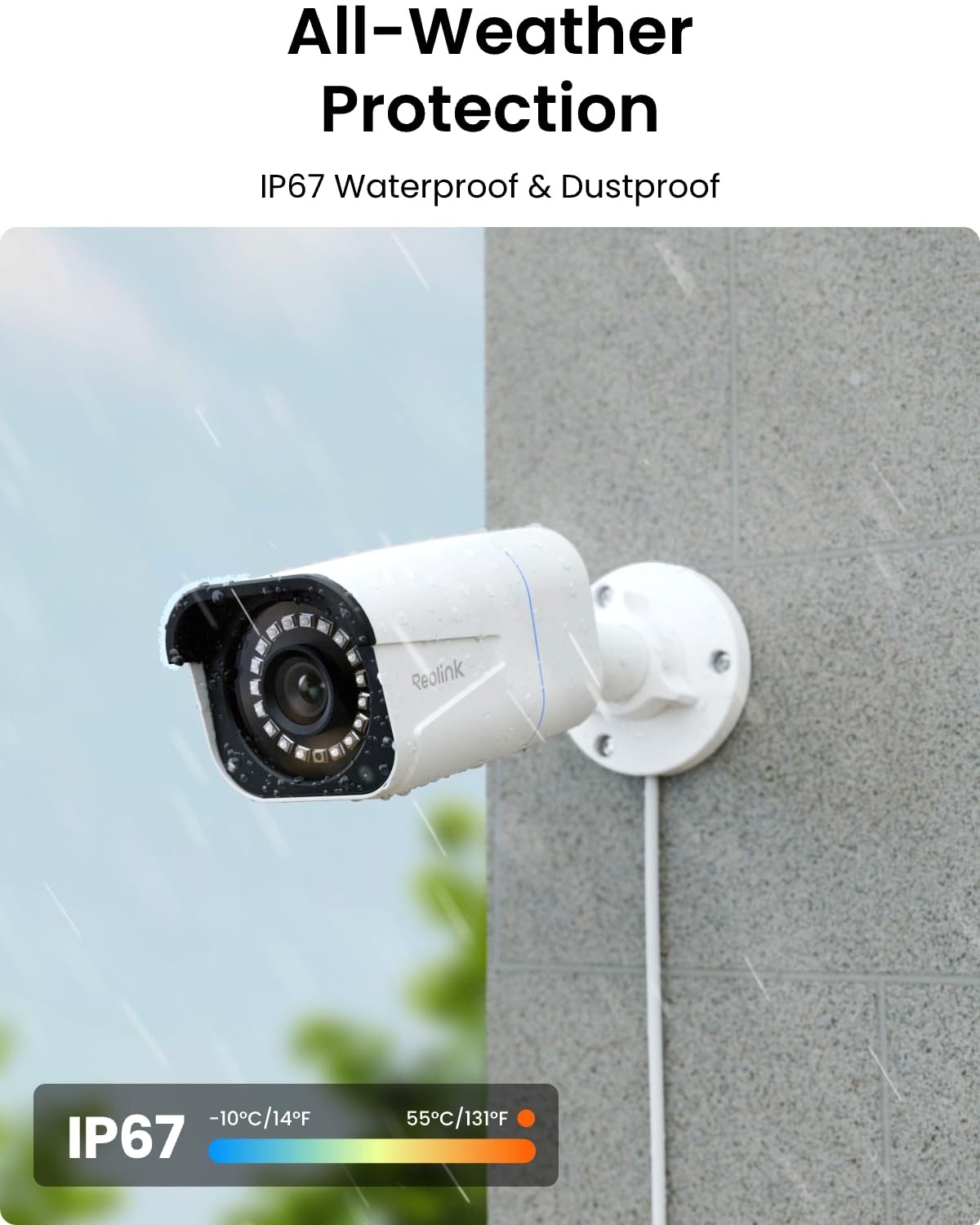 REOLINK 8CH 4K Security Camera System, 6pcs H.265 Bullet Wired PoE Cameras for Home Security Outdoors, Smart Person Vehicle Detection, 8CH NVR Recorder with 2TB HDD for 24-7 Recording, RLK8-800B6