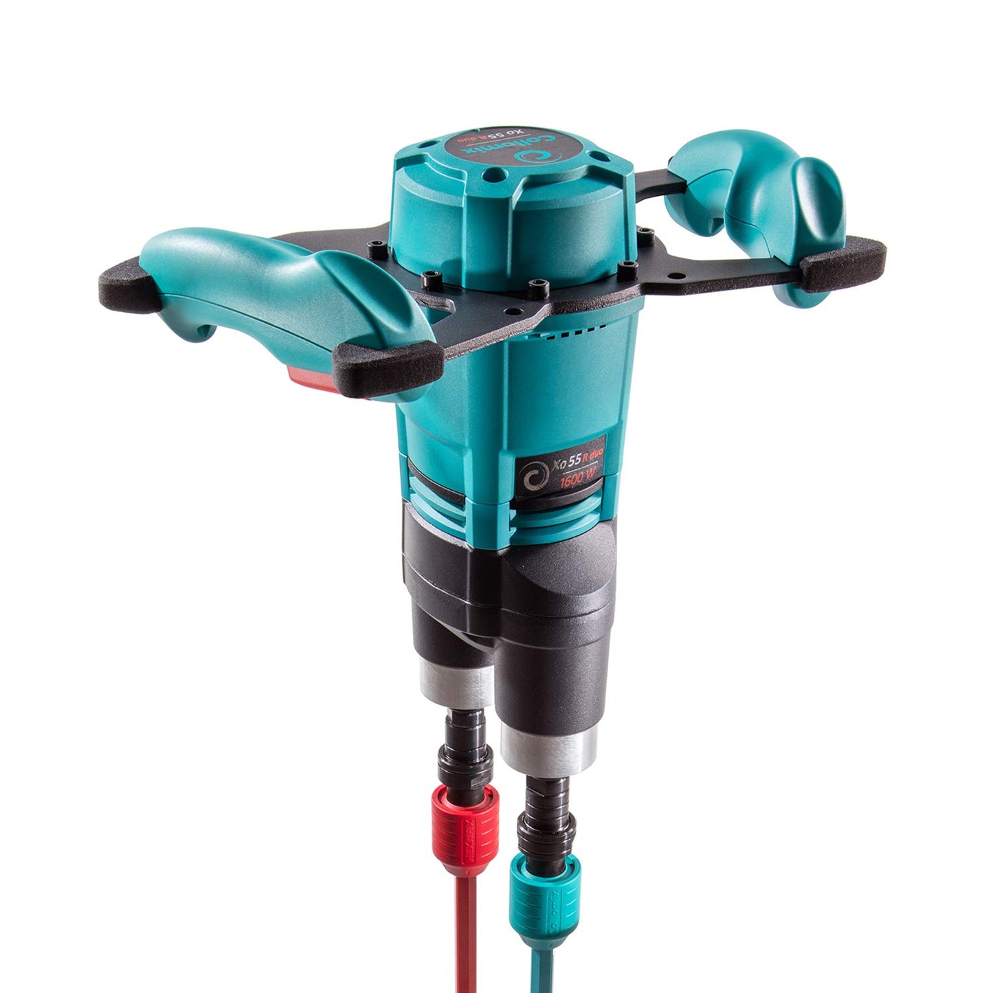 COLLOMIX Paddle Mixer - 110V, 1.9 HP Portable Concrete Mixing Drill with Double Action Mixing & HEXAFIX Paddle Connection - Xo55R