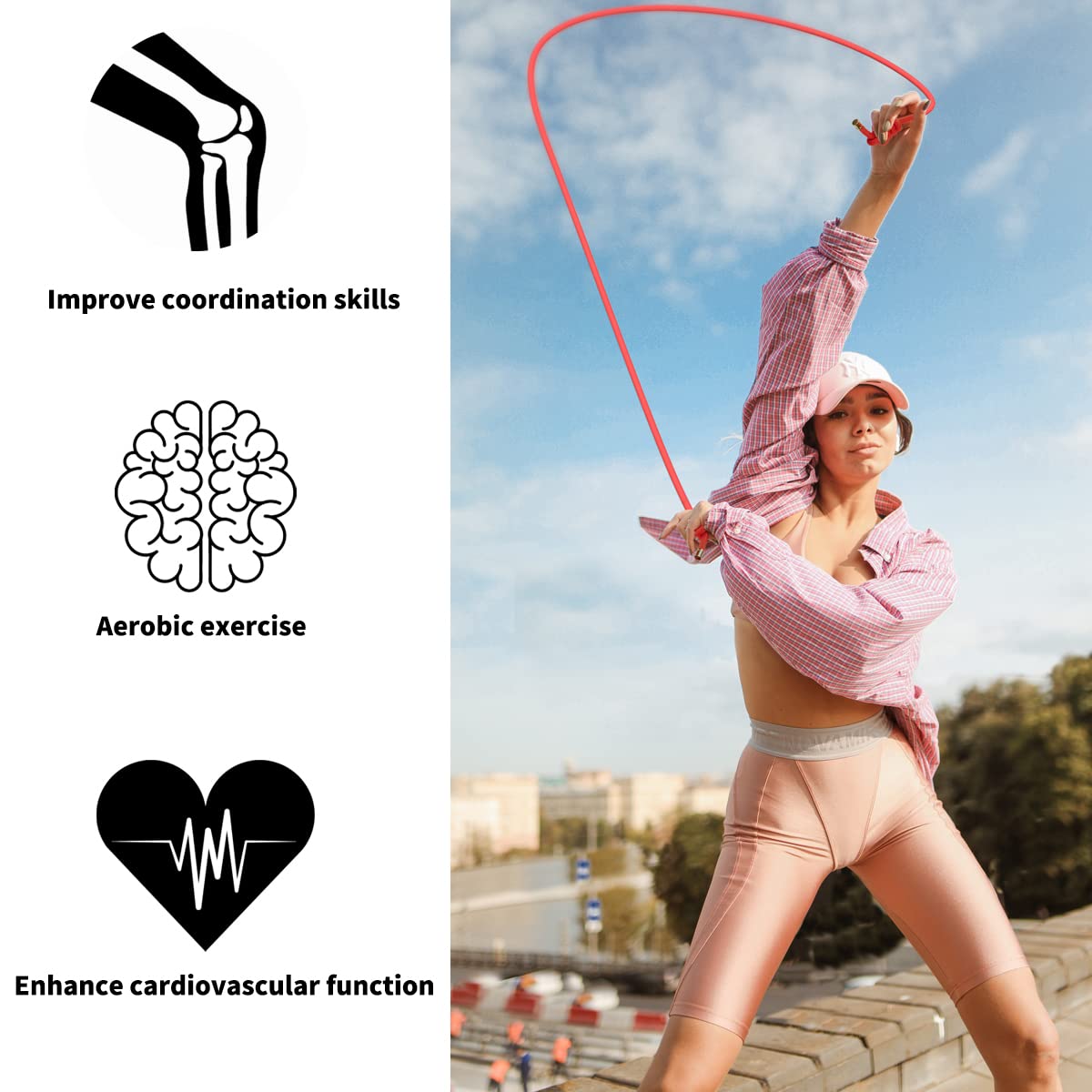 veimia Flow Rope for Fitness High Performance Double Woven Workout Rope Adjustable Flow Jump Rope for Men Women Training Indoor Outdoor Cardio Exercise Ropes for beginner