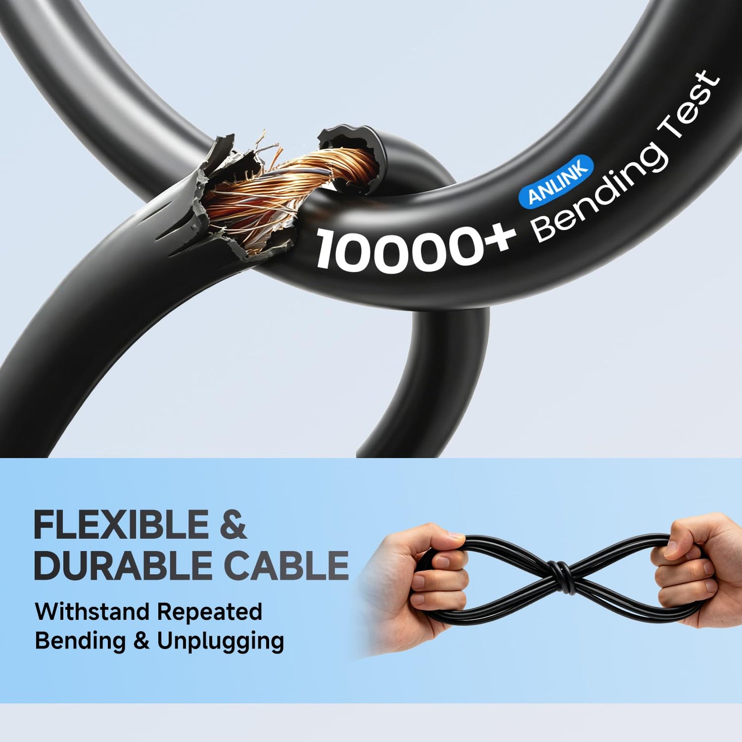3ft 1M Cat6 RJ45 24AWG CAT6 10Gbps Ethernet Cable, LAN Patch Cable, UTP Snagless High-Speed Wired Internet Cable