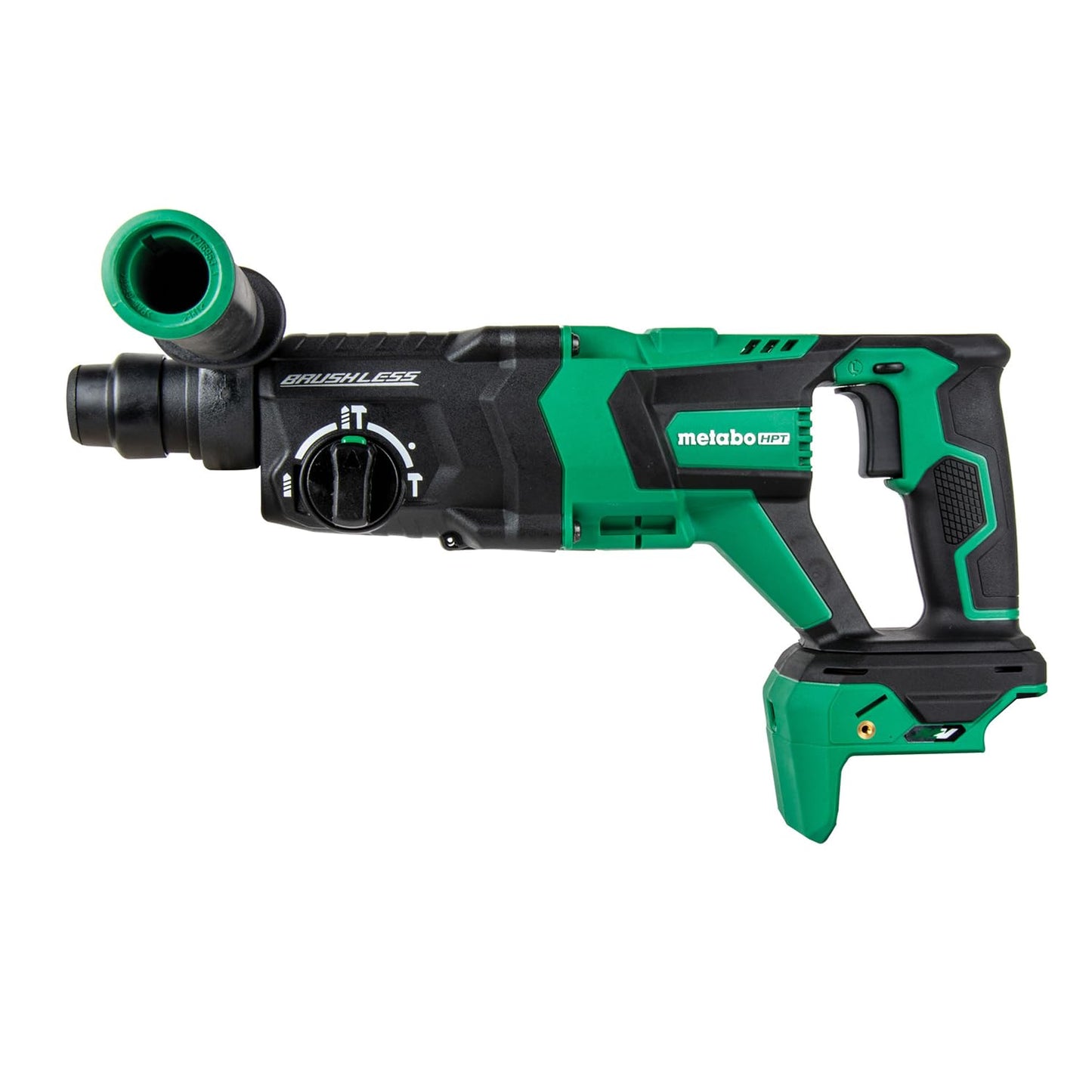 Metabo HPT 36V MultiVolt™ Brushless SDS Plus 1-1/8" D-Handle Rotary Hammer, Cordless Rotary Hammer Tool Body Only, High Impact Energy 2.3 ft-lbs, Ergonomic Design, Tool Body Only, DH3628DDQ4