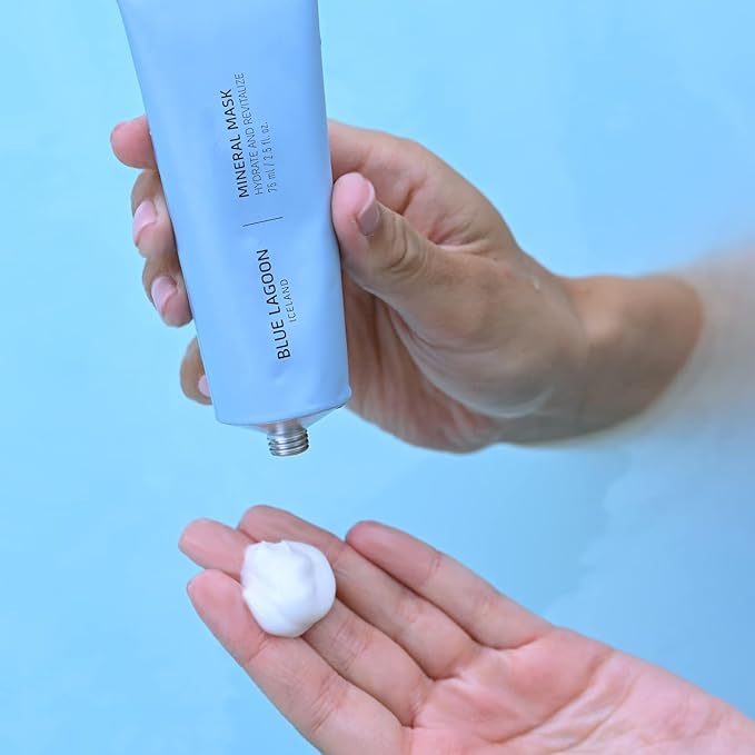 Blue Lagoon Hydrating Overnight Mineral Face Mask, Lightweight Gel Mask For Intense Hydration & Boosts Skin?™s Moisture Level, Use for Overnight Hydration Treatment, 2.5 oz