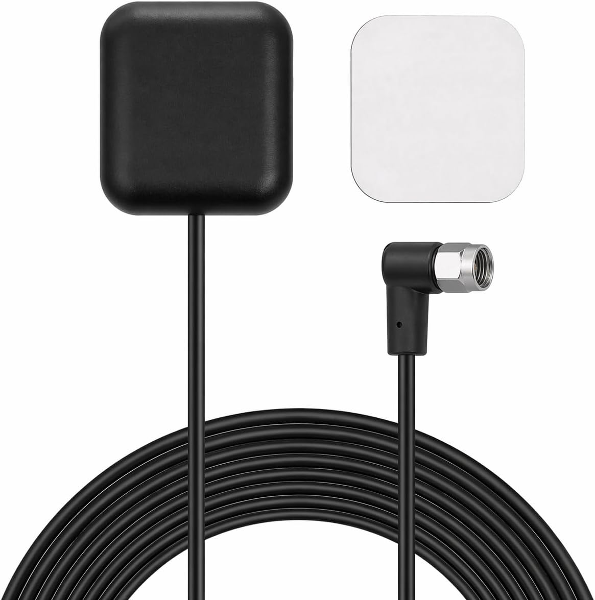 ViaBecs 5.68ft GPS Navigation Antenna SMA Male Connector for Car Stereo Head Unit, Active GPS Antenna, Cable