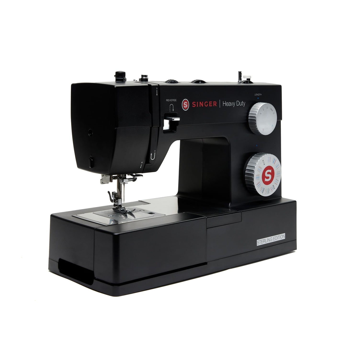 SINGER® HD 4432 Sterling Edition High Speed Sewing Machine +Accessory Kit |32 Built-In Stitches Deliver 110 Stitch Applications | 50% More Power for Thick Fabrics, 1100 Stitches/Min, 1-Step Buttonhole