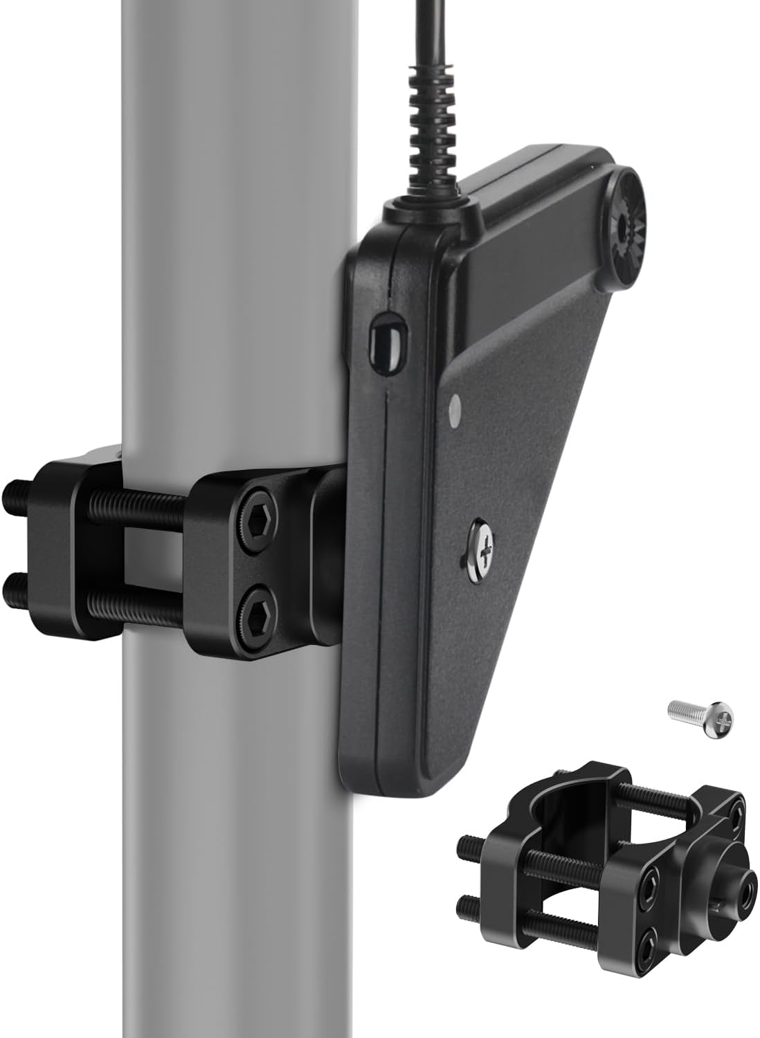 JISHAHS 9 Aluminum Mount for Lowrance Eagle Eye Sensor - Compatible with Various Rod, Easy Installation - Aluminum