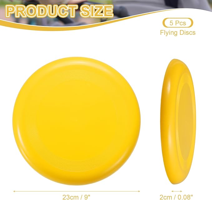 PATIKIL Flying Disc, Plastic Flying Disk Flyer for Outdoor Sports Training Playing Lawn Game