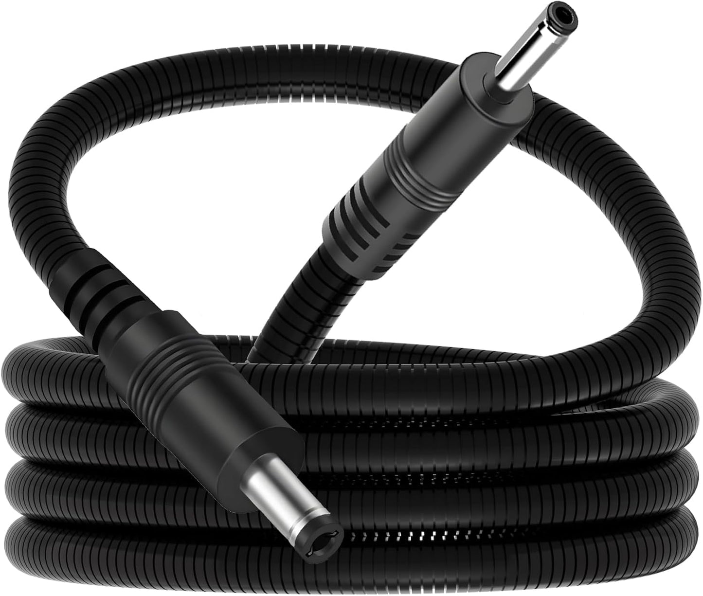 SYGGDERS 5.5 X2.1mm 4.0x1.7mm (6.56FT) Anti Chew Power Cord, Suitable for Solar Panel Connectors, to Male to Male Dc