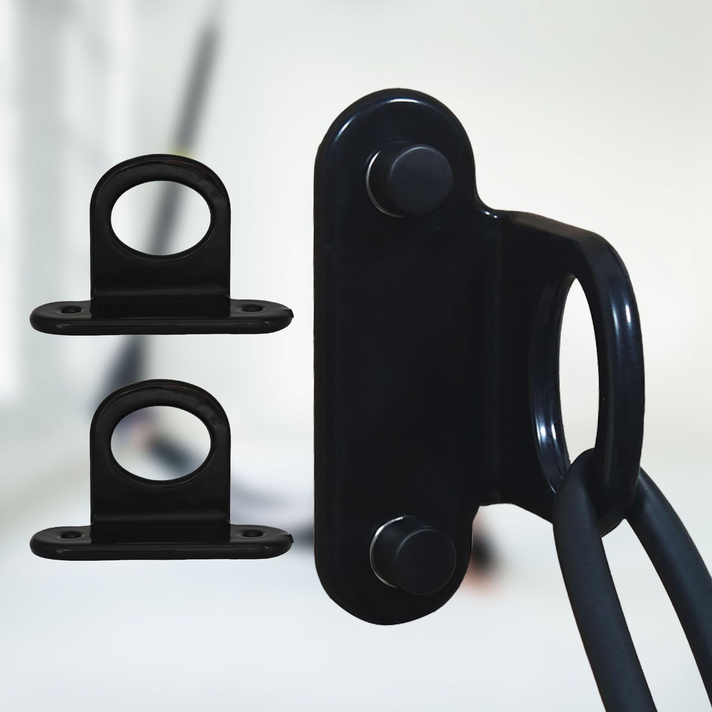 Resistance Band Wall Anchor (3PCS), Wall Mount Hooks for Home Workouts, Yoga, Gym, Stretch Straps & Suspension Trainers