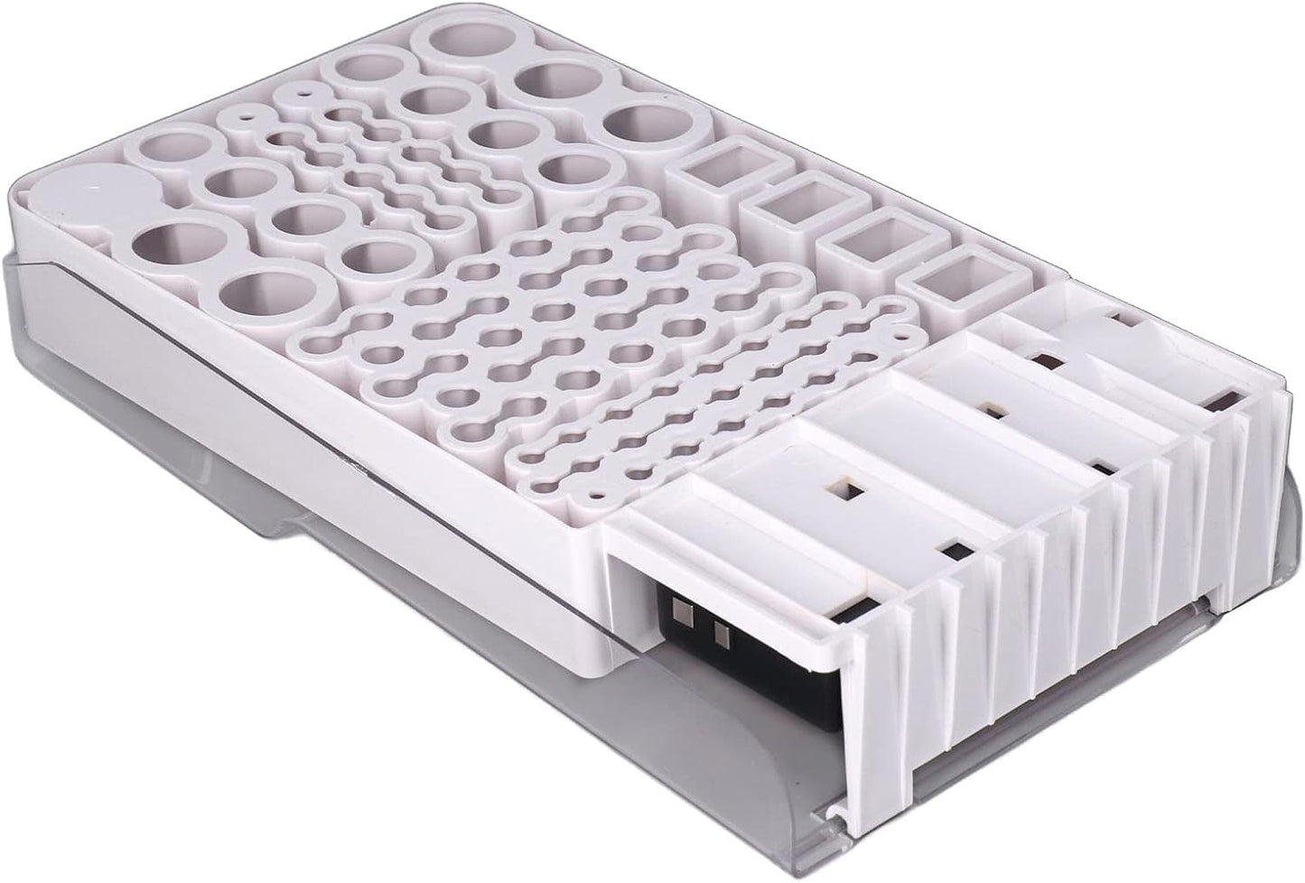 YIHAOSSING 93 Battery Organizer Storage Case with Tester,Clear Lid Battery Storage Organizer,Holds Batteries Battery
