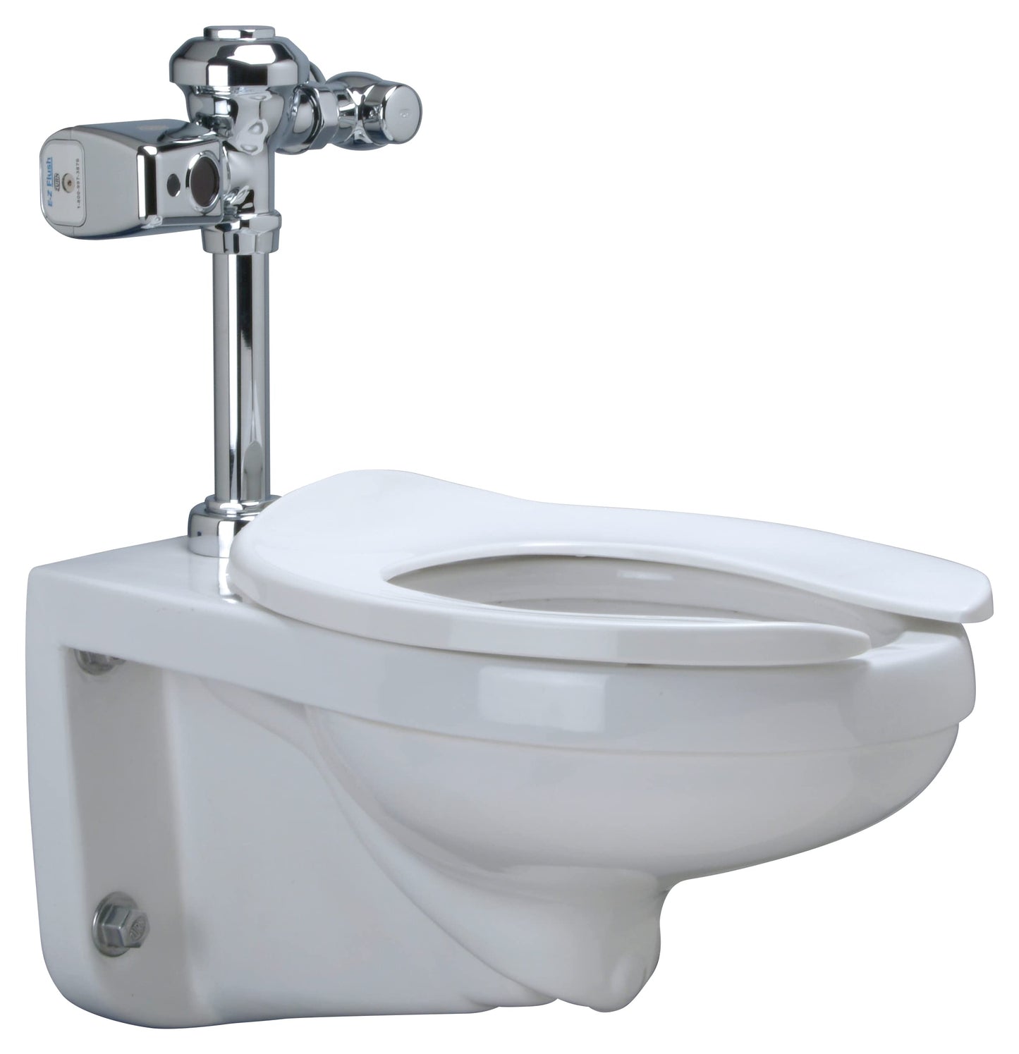 Zurn Z.WC4.S Zurn One Sensor Floor Mounted Toilet System with 1.28 GPF Battery Powered Flush Valve