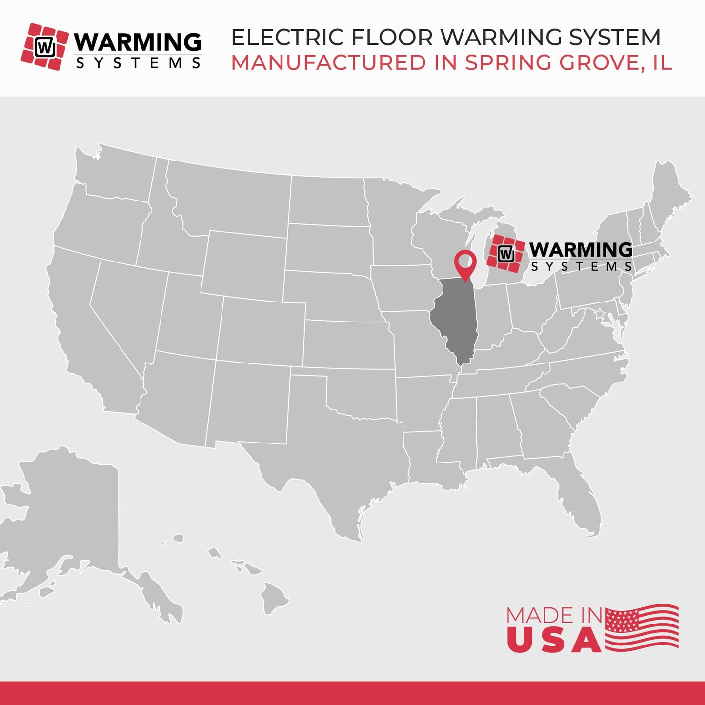 Warming Systems - 15 Sqft 120V Electric Radiant Floor Heating Mat – Includes Heating Mat, Programmable Thermostat, Thermostat Floor Sensor, Installation Monitor and Under Tile Heater