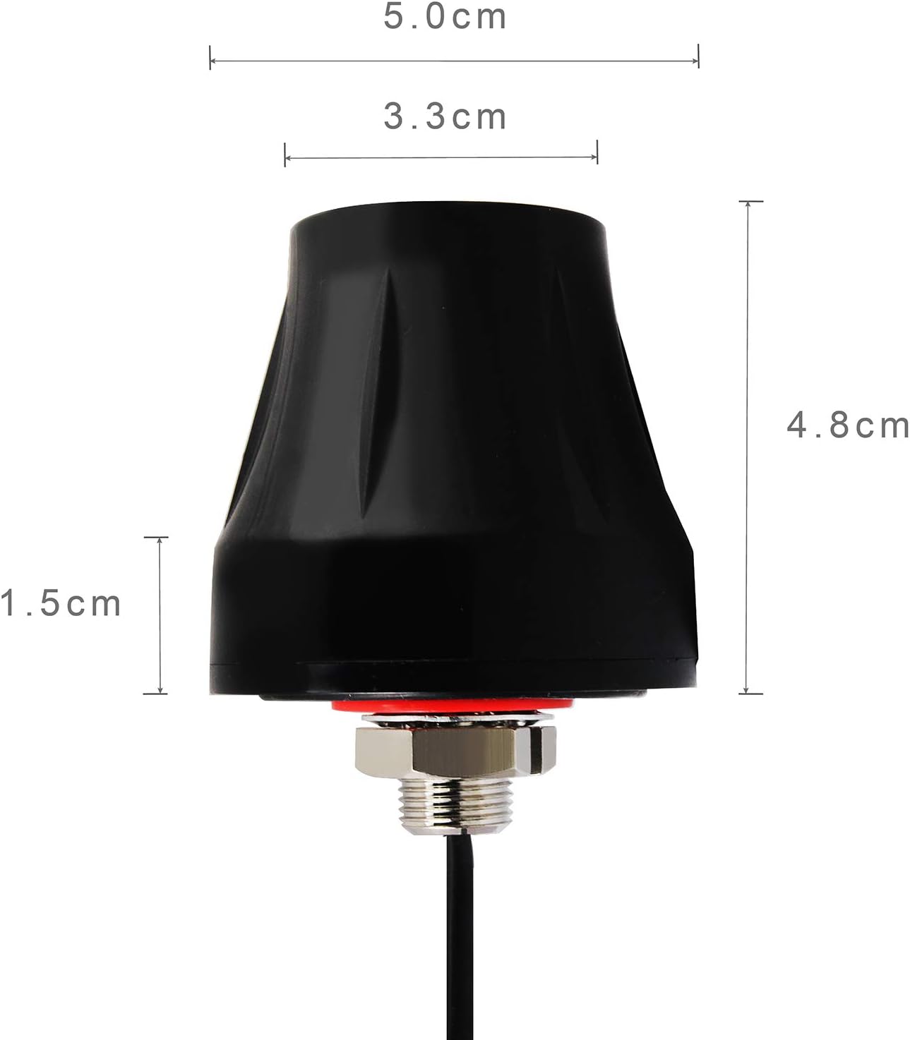eifagur 2.4GHz 5GHz 5.8GHz 5dBi Waterproof Dual Band WiFi Mini Omni-Directional Wall Mount Outdoor RP-SMA Male Antenna