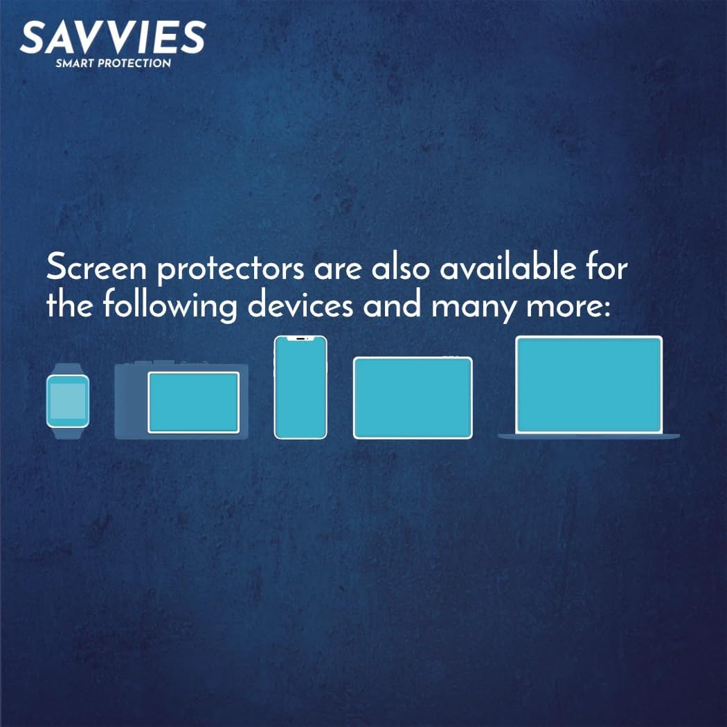 savvies 6-Pack 2023 Screen Protection Film Compatible with Toyota C-HR Infotainment Screen Protector Ultra Clear