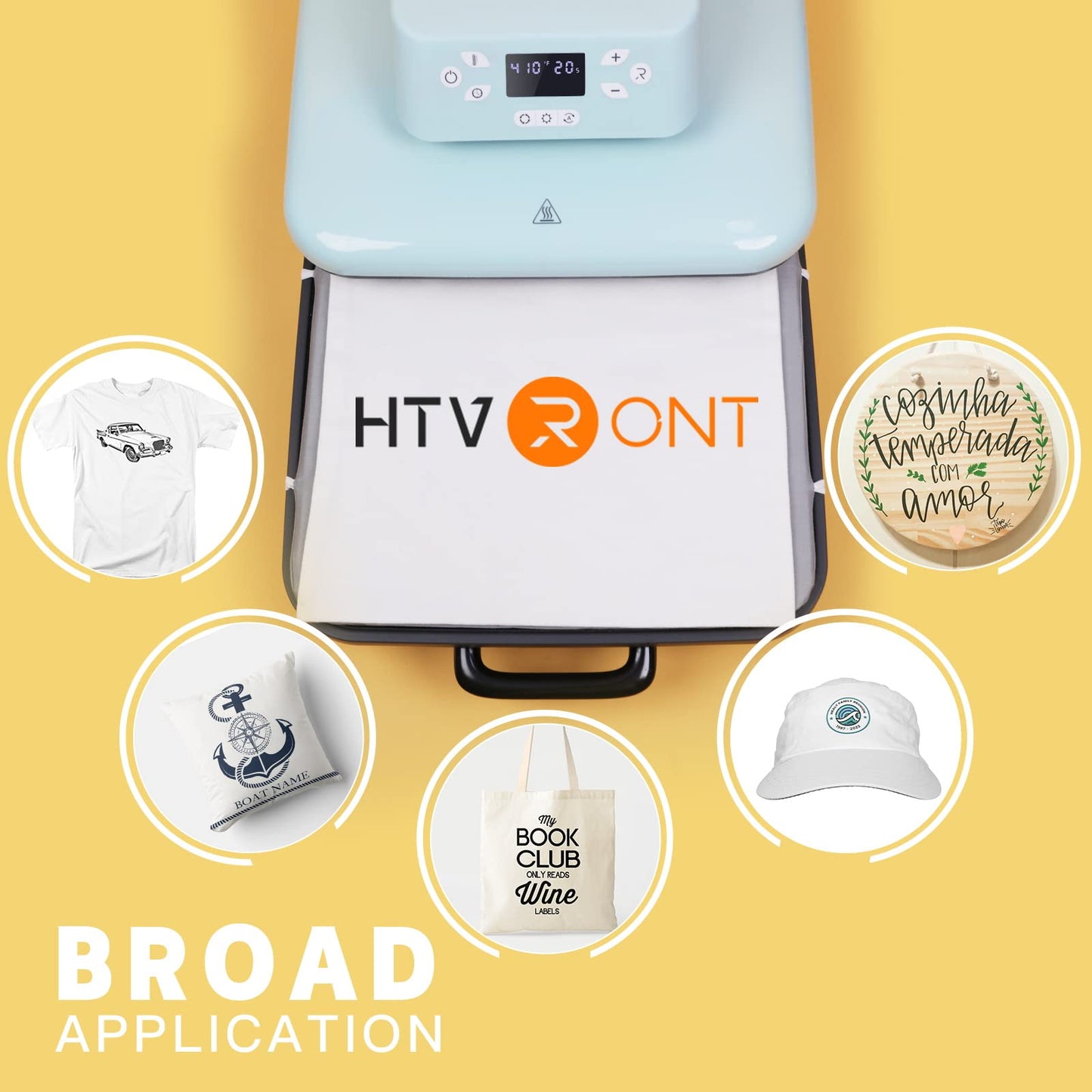 HTVRONT Auto Heat Press Machine for T Shirts - Heat Press 15x15 with Auto Release - Heats Up Fast & Heat Evenly, Professional Machines for HTV, Sublimation, Heat Transfer Projects