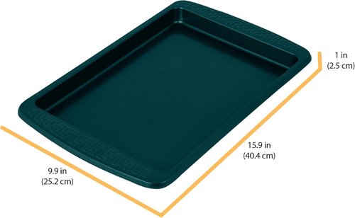 Chicago Metallic Nonstick Small Baking Sheet - Durable Carbon Steel for Perfect Baking | Emerald Green