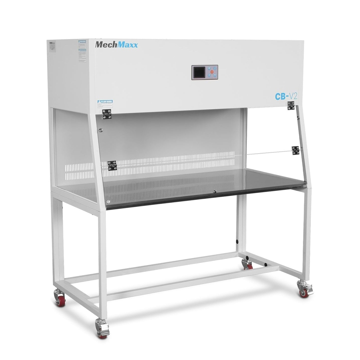MechMaxx 53.5″ Wide CB-V2 Vertical Laminar Flow Clean Bench with HEPA Filtration & UV Sterilization | ISO Class 5, CB-V2