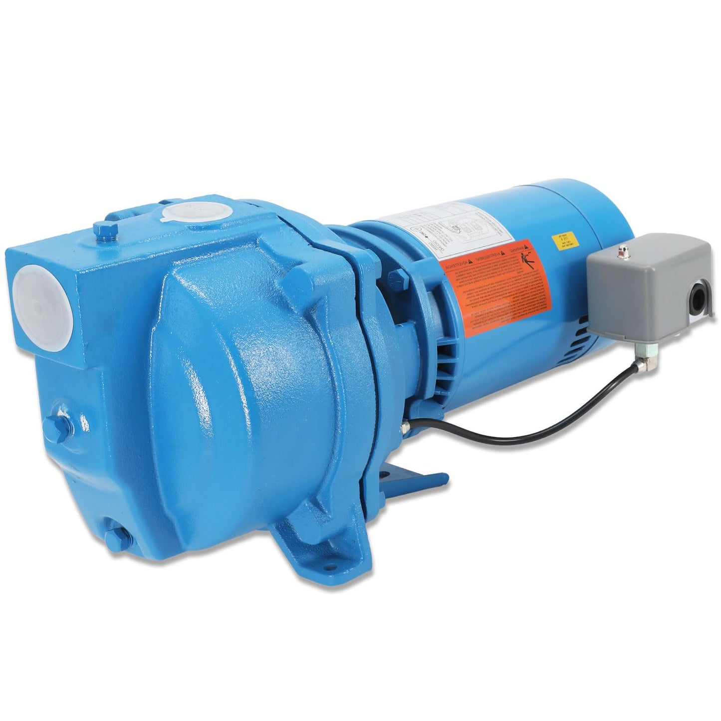 1/2 HP Residential Shallow Well Jet Pump, Heavy-Duty Cast Iron Self-Priming Water Pump for Home Water Supply & Garden Irrigation,115V