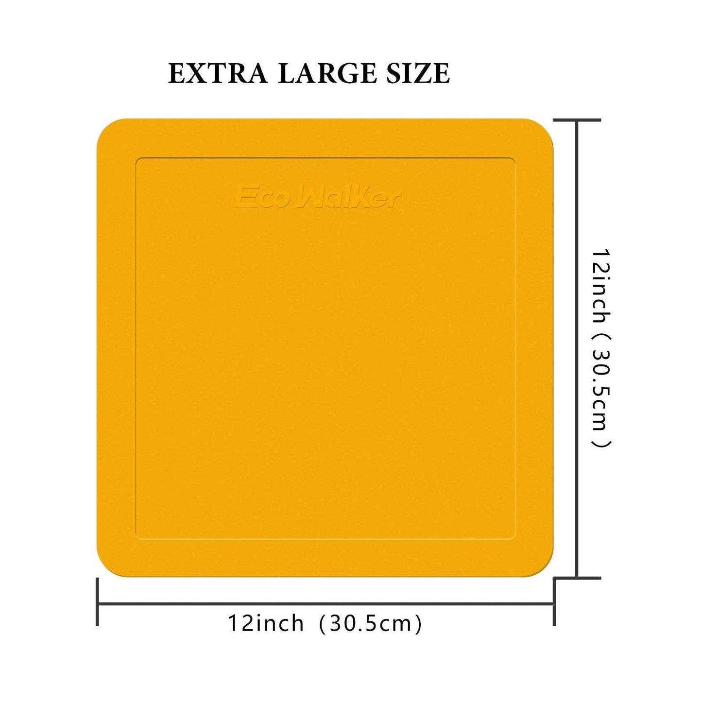 Eco Walker 12inch Flat Square Spot Marker Multi-Color Exercise Kids Floor Playmat