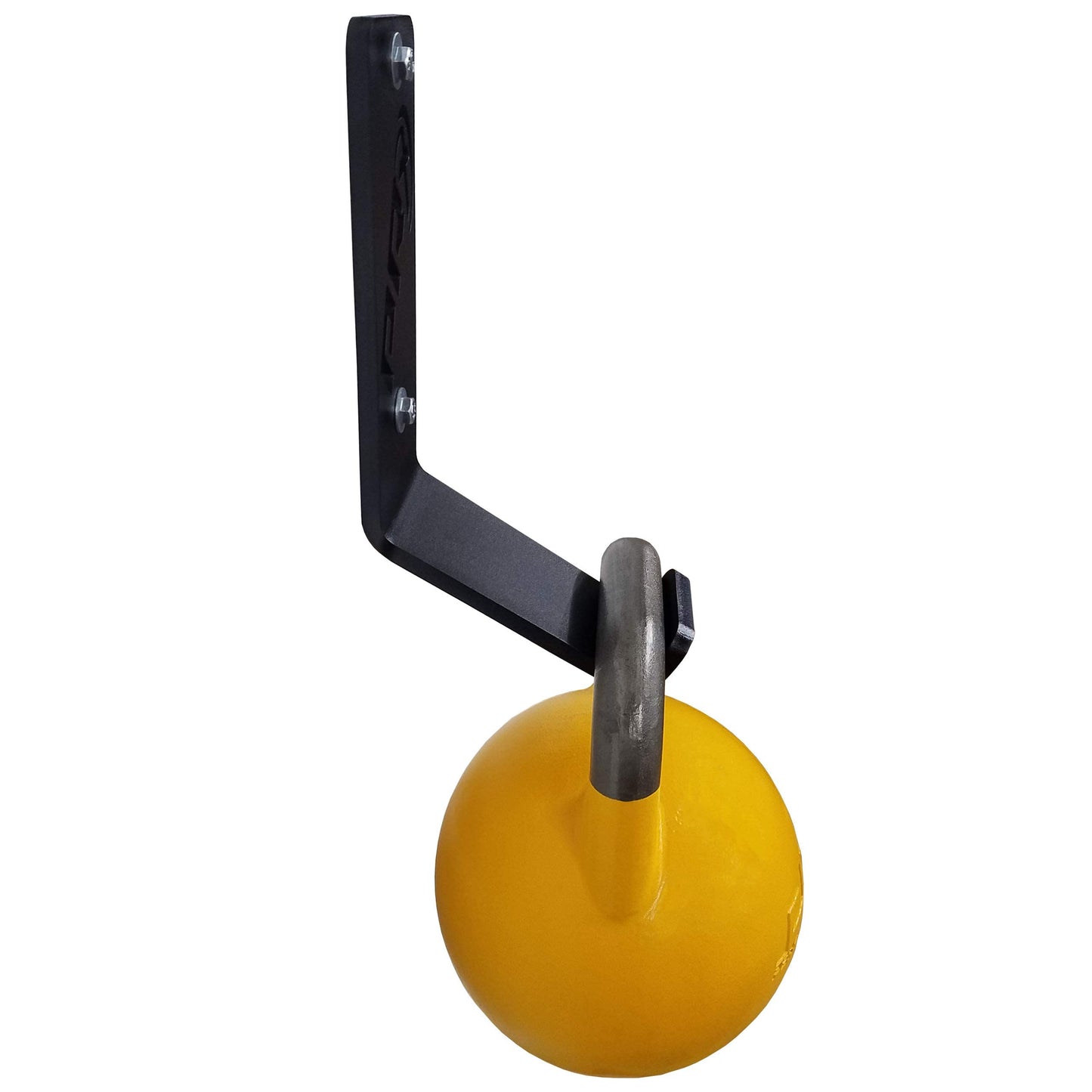 PRx Performance Kettlebell Storage Holder (1), Wall Mounted Kettle Bell Holder Hanger, Space Saving Home or Commercial Gym Accessory, USA Made Steel with Black Powder Coating…