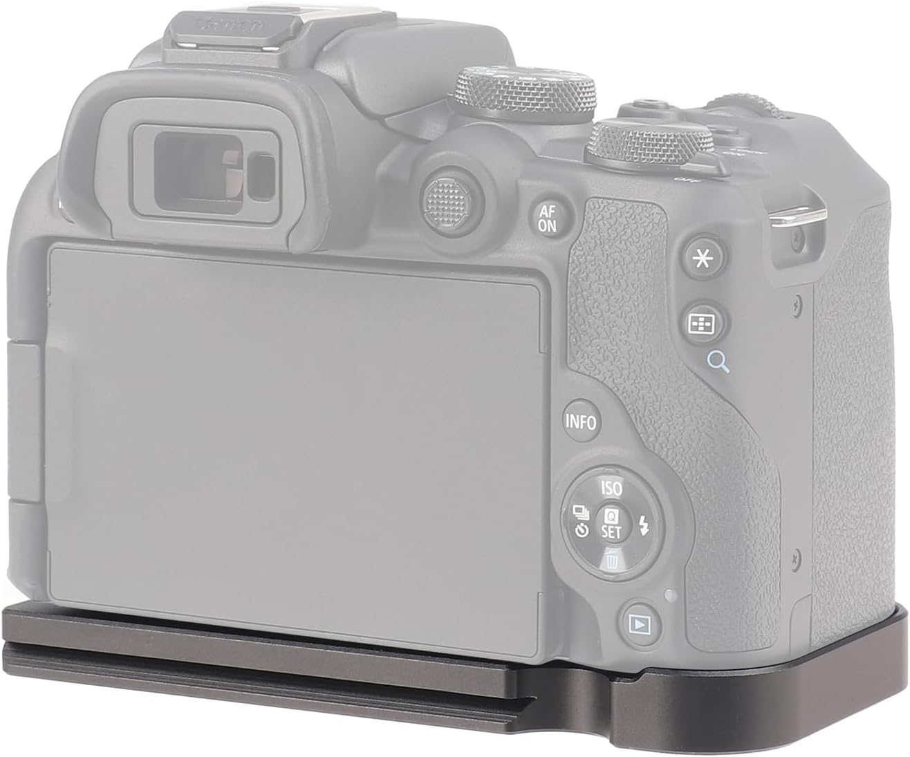 FocusFoto R10 Quick Release Baseplate QR Plate Mount for Canon EOS Mirrorless Camera, Compatible with Arca-Swiss