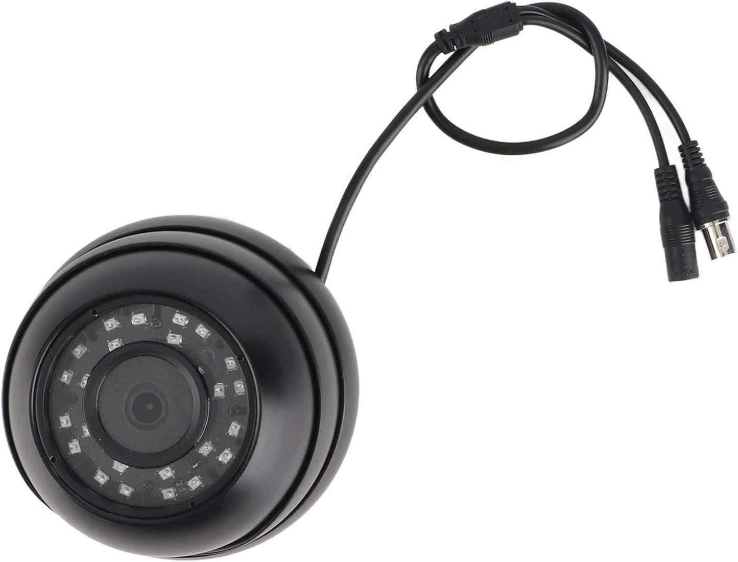 Ejoyous 1080P 120 14LED 360 Dome Camera CCTV Wide Angle Night Vision Adjustable with Audio for Bus Truck Cabin (Black)